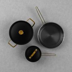 Vargen & Thor Arvet 2 Grytset of 3 1.6/4 L 28 cm Set med lock