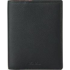 Loro Piana Leather Passport Cover - Black