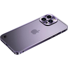 JZFDCLF Metal Frame Seahorse Buckle Hard Case for iPhone 11 Pro Max