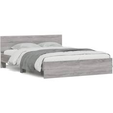 vidaXL Bed Frame with Headboard 150x200 cm King Size