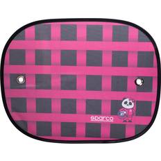 Sparco Solskydd Bil 2 St Svart/Pink