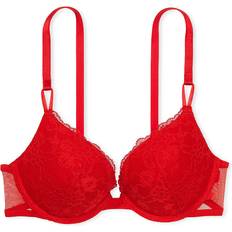 Victoria's Secret Sexy Tee Posey Lace Push-Up Bra - Lipstick