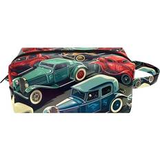 VAPOKF Microfiber Leather Cosmetic Bag - Multi