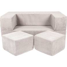 Meow Baby Play Aesthetic Cube Bygbar Sofa Ecru