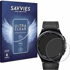 Savvies 6x Screen Protector for Samsung Galaxy Watch 6 Classic 47 mm
