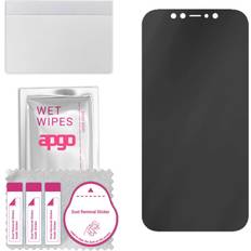 Apple iPhone 12 Pro Screen Protectors apgo Privacy Matte Hybrid Protective Glass Apple iPhone 12 Pro