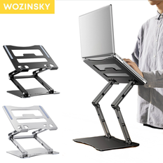 Laptopställ Wozinsky Robust Flexibel Laptopställ Aluminium Svart