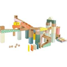 Wooden Marble Run Set 62pcs