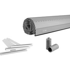 Fensterläden Schellenberg Rolladenpanzer Set Mini 130 x 150 cm PVC Fensterläden