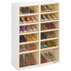 Relaxdays Foldable Cabinet 66.5 x 86.5 x 34.5 cm Shoe Rack