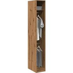 Trä Garderober vidaXL Ek 30x50x200 cm Konstruerat Trä Garderob