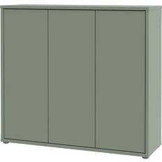 Flurmöbel & Zubehör Xora Schuhschrank Forte Grün 109 x 99 x 35 cm Schuhregal 110x100cm