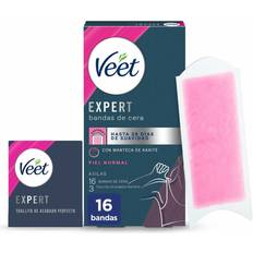 Veet Articles de toilette Veet Bandas de Cire à Épiler Peau Normale 16 Uds