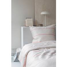 Mette Ditmer Sängkläder Mette Ditmer Align Bed Set 140x220 60x63 cm Bright Red Påslakan Röd, Beige (220x140cm)