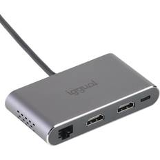 Dockningsstationer på rea Iggual IGG319222 USB Hub Dockningsstation