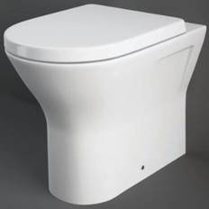 Toilets RAK Ceramics RAK Resort Rimless Back to Wall Toilet Pan RSTBTWPAN