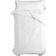 150.0 TC Linge de Lit HappyFriday Parure Basic 155x220 cm Housse de couette Blanc