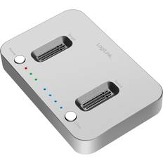 LogiLink Dubbel M.2 NVMe SSD Dockningsstation USB 3.2 Gen 2