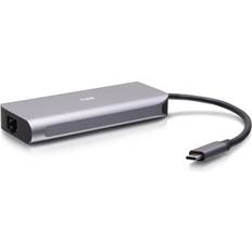Thunderbolt til ethernet C2G USB-C 4.0 6-in-1 Mini Docking Station