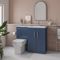 Ashford Blue Toilet and Sink Unit 1100mm