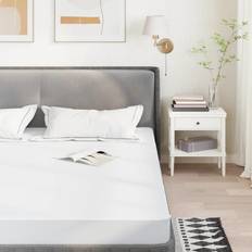 Polyester Mattress Covers vidaXL Protector 90 x 220 cm Mattress Cover White (220x90cm)