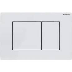 Geberit Delta30 Flush Plate Dual Flush Alpine White