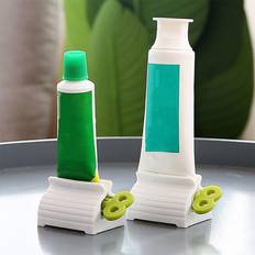 Red Toothbrush Holders Yuyongzhi Manual Toothpaste Squeezer Clip-on