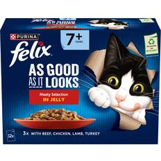 Felix Senior 7+ Meat In Jelly Wet Cat Food 12 x 85 g