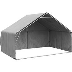 Dog - Dog Kennels Pets vidaXL Outdoor Dog Kennel with Cover 3 x 2 x 1.9 m