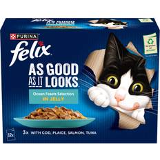 Felix Ocean Feasts Wet Cat Food 12 x 85 g