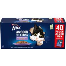 Felix As Good As It Looks Favourites Selection In Jelly Wet Cat Food 85g 40pack
