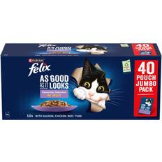 Felix As Good As It Looks Wet Cat Food 40 x 85 g