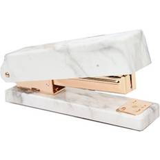 Gold Staplers & Staples Chimei White Marble Gold Stapler Marble Gold