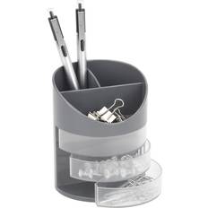 Realspace 6-Compartment Desk Organizer 4-3/4 H x 4-3/4 W x 3-3 4 D Gray