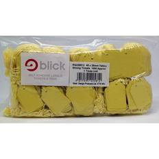 Blick Tags Strung 45mm x 28mm Yellow Set of 1000