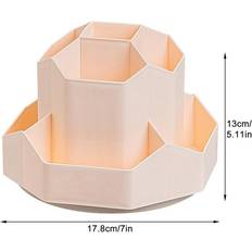 Red Desktop Organizers Essager Pink 360 Rotating Pen Holder