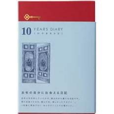 Midori Journal 10 Years Gate Dark Red