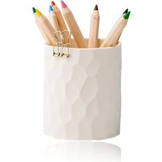 Beige Desktop Organizers Tianfu Nordic Style Silicone Waterproof Pencil Holder