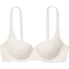 PINK Wink Push-Up Balconette Bra - Coconut White