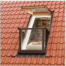 Fenster Velux CABRIO GDL SK19 114x252 cm Aluminium Dachfenster Dreifachverglasung Breite 78cm