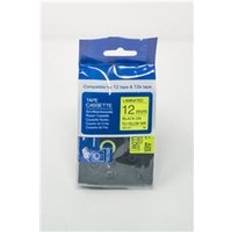 Brother Compat PTouch TZeC31 Black on Fluorescent Yellow