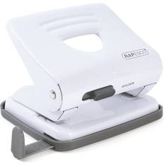White Hole Punchers Rapesco 825 2 Hole Metal Punch White