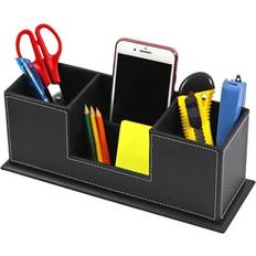 Black Desktop Organizers Foska Black Desktop Pen Pot Organiser