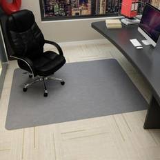 XPower Light Gray Office Rolling Chair Mat 90 x 120 cm