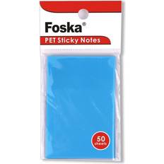 Foska Pack of 50 Coloured Translucent Sticky Notes 75 x 50 mm