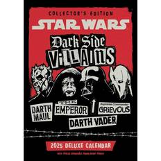 Star Wars Dark Side Villains Collectors Edition 2025 A3 Wall Calendar