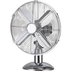Fine Elements Chrome Desk Fan 12 in