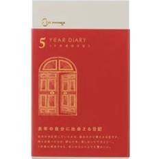 Midori Journal 5 Years Gate Red