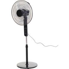 Floor Fans on sale Homcom Black Pedestal Fan 48 Inch