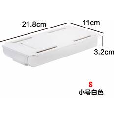 Aihontai Self Stick Pencil Tray Under Desk Drawer Storage Box